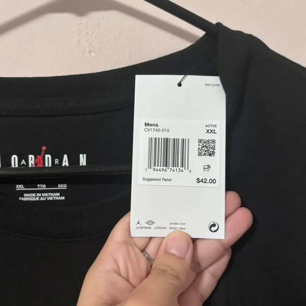 Jordan long sleeve christmas shirt